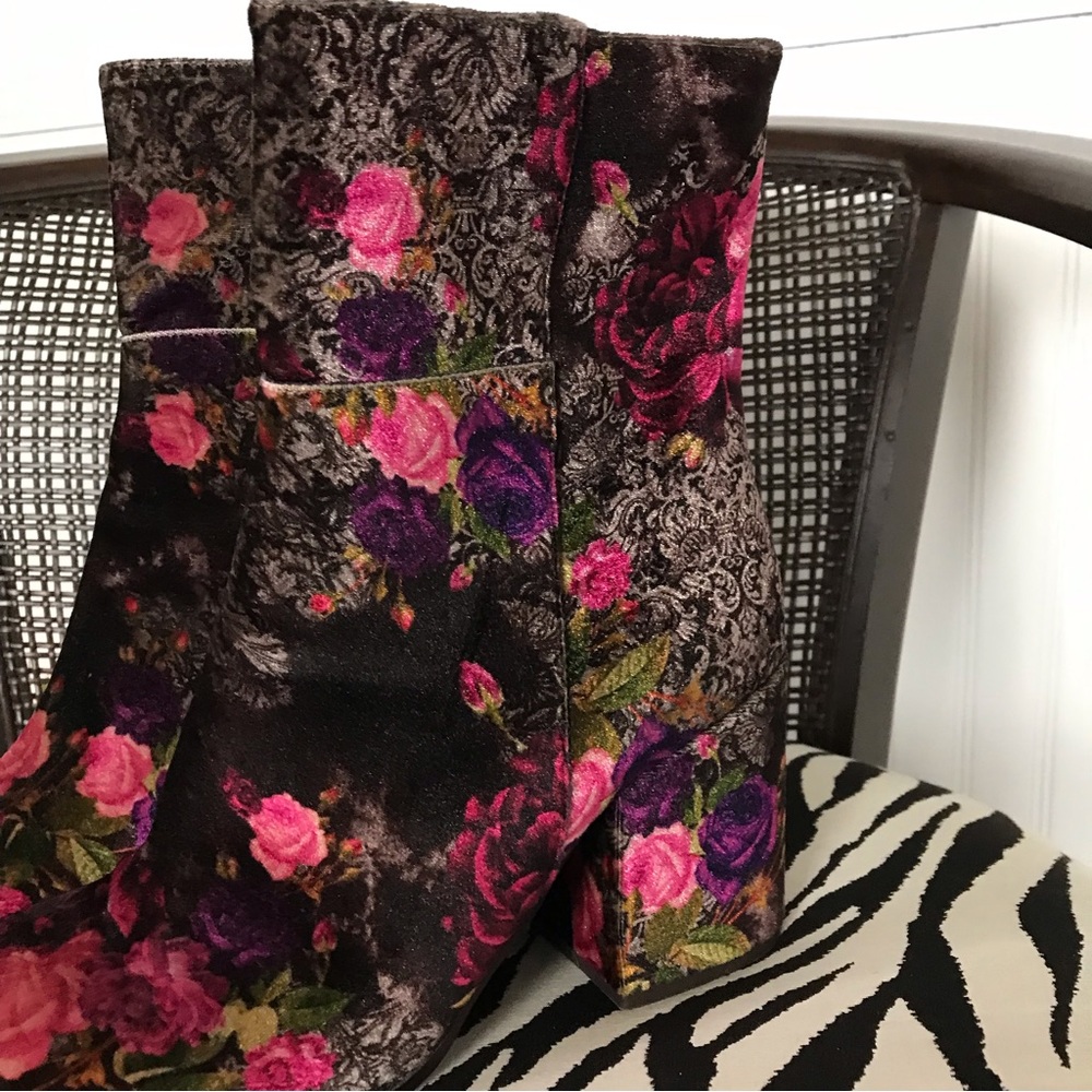 Floral Boots